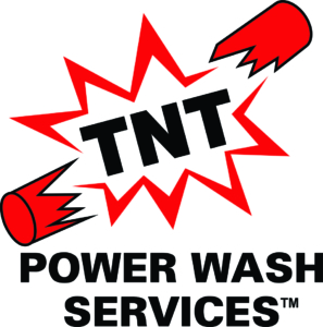 TNT Power Wash Services text and dynamite logo